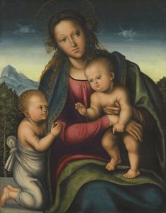 Madonna con el Niño Jesús y San Juan